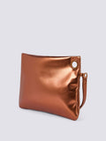 Sundek Borsa Pochette Mare Laminated Donna AW416ABPU7LA Coffee - Marrone