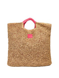 Sundek Borsa Mare Lai Straw Beige Donna AW825ABPA100 Pitaya - Fuxia
