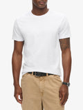 Superdry T-shirt Essential Logo Uomo M1011245 Optic - Bianco