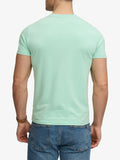 Superdry T-shirt Essential Logo Uomo M1011245 Spearmint Light Green - Verde