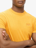 Superdry T-shirt Essential Logo Uomo M1011245 Turmeric Marl - Giallo