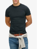 Superdry T-shirt Essential Logo Uomo M1011245 Eclipse Navy - Blu