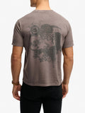 Superdry T-shirt Tokyo Narrative Uomo M1012248 Dark Pebble Grey - Grigio