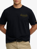 Superdry T-shirt Heritage Uomo M1012350 Jet Black - Nero