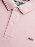 Superdry Polo Classic Pique Uomo M1110452 Montauk Pink - Rosa