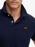 Superdry Polo Classic Pique Uomo M1110452 Rich Navy - Blu