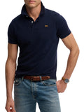 Superdry Polo Classic Pique Uomo M1110452 Rich Navy - Blu
