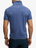 Superdry Polo Classic Pique Uomo M1110452 Bay Blue - Celeste