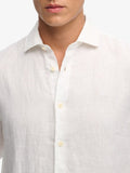 Superdry Camicia Casual Riviera Uomo M4011103 Optic - Bianco