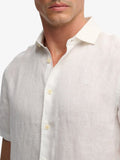 Superdry Camicia Casual Uomo M4011104 Optic - Bianco