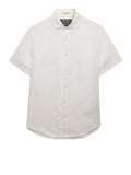 Superdry Camicia Casual Uomo M4011104 Optic - Bianco