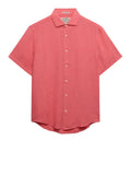 Superdry Camicia Casual Riviera Uomo M4011104 Coral - Rosa