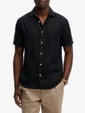 Superdry Camicia Casual Riviera Uomo M4011104 Eclipse Navy - Blu