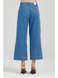 Take Two Jeans Wide Emma Cropped Donna DK02115 - Denim