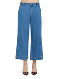 Take Two Jeans Wide Emma Cropped Donna DK02115 - Denim