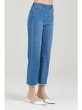 Take Two Jeans Straight Cropped Mandy Donna DK02116 - Denim