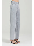 Take Two Jeans Wide Elisa Donna DK02203 Den.grey Damian Wash - Grigio