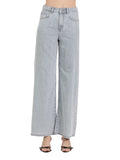 Take Two Jeans Wide Elisa Donna DK02203 Den.grey Damian Wash - Grigio