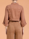 Take Two Giubbino Nives Donna DK02216 Mocha - Marrone