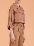 Take Two Giubbino Nives Donna DK02216 Mocha - Marrone