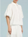 Take Two Camicia Casual Camicia Donna DK02710 - Bianco