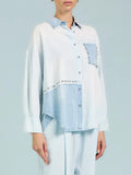 Take Two Camicia Casual Donna DK02751 - Celeste