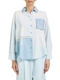 Take Two Camicia Casual Donna DK02751 - Celeste