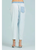 Take Two Pantalone Capri Donna DK02757 - Celeste