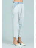 Take Two Pantalone Capri Donna DK02757 - Celeste