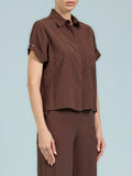 Take Two Camicia Casual Donna DK03011 Moro - Marrone