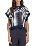 Take Two Polo Over Donna DK03702 - Blu