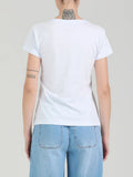 Take Two T-shirt Cuori Cactus Donna DK03904 - Bianco
