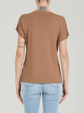 Take Two T-shirt Donna DK04036 Mocha - Marrone
