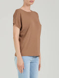 Take Two T-shirt Donna DK04036 Mocha - Marrone