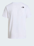 The North Face T-shirt Evolution Half Dome Uomo NF0A8B6J Tnf Wht/tnf Blk - Bianco