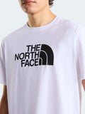 The North Face T-shirt Evolution Half Dome Uomo NF0A8B6J Tnf Wht/tnf Blk - Bianco