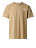 The North Face T-shirt Evolution Box Uomo NF0A8B6K Khaki Stone - Beige