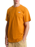 The North Face T-shirt Evolution Simple Uomo NF0A8CZ2 Dust Orange - Arancione