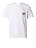 The North Face T-shirt Mountain Logo Uomo NF0A8GUU Tnf White - Bianco