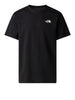 the north face t shirt vertical uomo nf0a8gv1 tnf black nero 161600332