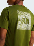 The North Face T-shirt Celebration Uomo NF0A8GV2 Woodland Green - Verde