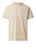 the north face t shirt celebration uomo nf0a8gv2 beige 160194366