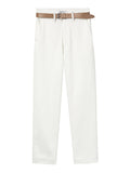 Tiffosi Pantalone Carrot Bianca Donna 10058728 Star White - Bianco