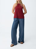 Tiffosi Jeans Wide Lence Donna 10064602 - Denim