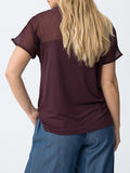 Tiffosi T-shirt Sky Donna 10064680 Fig Purple - Viola