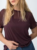 Tiffosi T-shirt Sky Donna 10064680 Fig Purple - Viola
