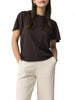 tiffosi maglia cooky donna 10064819 chocolate brown marrone 166060084