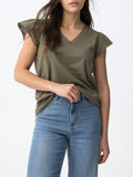 Tiffosi T-shirt Graciosa Donna 10064849 Patina Green - Verde