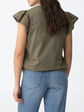 Tiffosi T-shirt Graciosa Donna 10064849 Patina Green - Verde