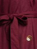Tiffosi Vestito Longuette Tiffosi Shara da Donna - Bordeaux